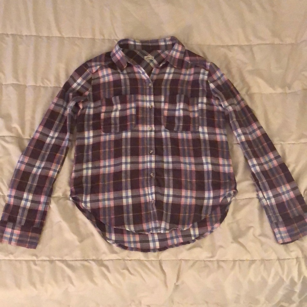 Multi-color Long Sleeved Flannel